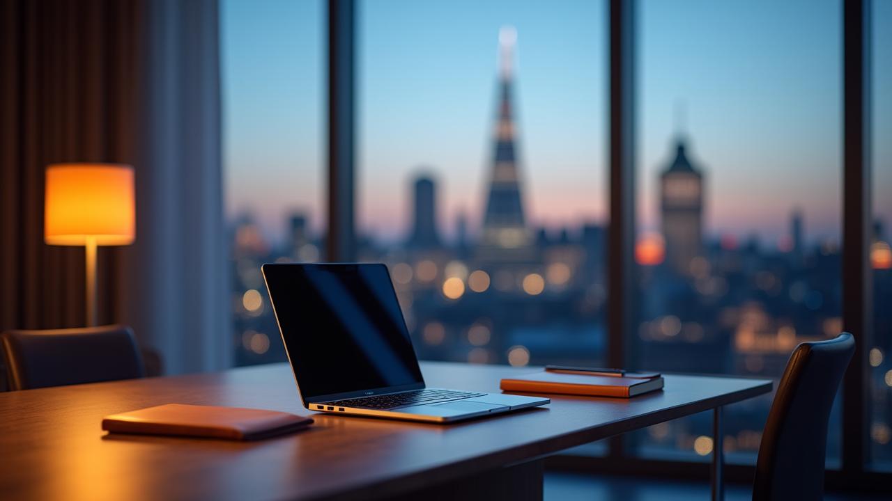 Executive professional in a sophisticated modern Liverpool office